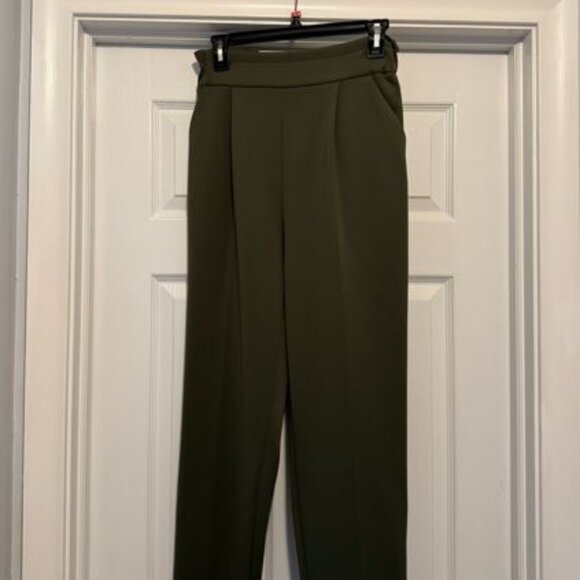 Express Hunter Green Women's Work Pants - Picture 1 of 3